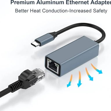 Adaptador de red LAN Ethernet tipo C de 100 Mbps - Img 119214731