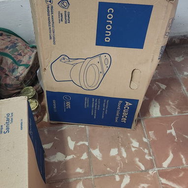 Tasa de baño corona con herrajes, nueva - Img 117669269