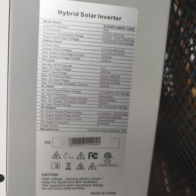 Inversor de 12 kw marca Sako precio 2550 USD - Img 126566917