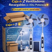 Aprovecha VENTILADORES RECARGABLES con mando y Panel Solar ‼️Mensajería Gratis ✅ - Img 54128837