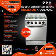 🥘 ESTUFA DE GAS MILEXUS 🥘 DE 20" CON HORNO. FACTURA Y GARANTÍA. TL 54833699 - Img 55599067