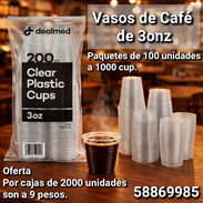Vasos desechables de café de 3onz. - Img 54968457