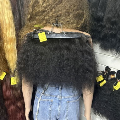 Cortinas de cabello natural, implante, extensiones, mechones, nudo brasileño  Grapado, hilo, pelucas lace frontal,etc... - 9/10