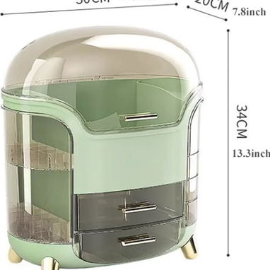Organizador de Maquillaje con Tapa Transparente(CVV+) - Img 124176611