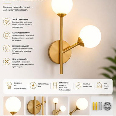 Apliques De pared - 4/6