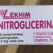 NITROGLICERINA CAJA DE 20 TABLETAS - Img 57447634