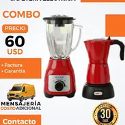 CAFETERA + LICUADORA ROJA - Img 54945649