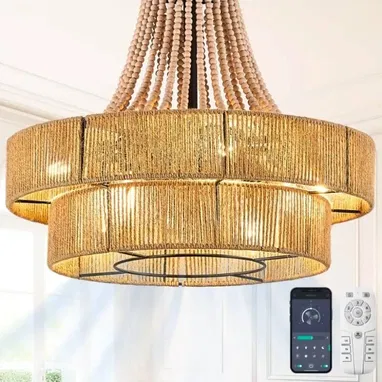Ventilador de Techo con lámpara - Img 122077641