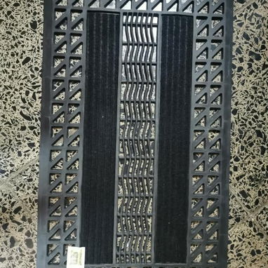 💜Alfombra de entrada Engomada completamente Medida: Ovalada: 44cm x 73cm Rectangular: 72.5cm x  44cm Semicirculo: 78cm - 4/6