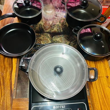 (C)COCINA DE INDUCCIÓN + SET COMPLETO DE OLLAS - Img 123922156
