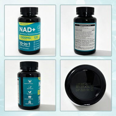 NAD+ Complejo 10 en 1 1000mg (Green Pigeons · 120 cápsulas) - 5/9