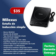 Estufa hornilla de inducción simple Milexus - Img 55703657