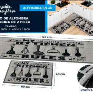 *Set de 2 alfombras para cocina 3D muchos modelos - 2/6