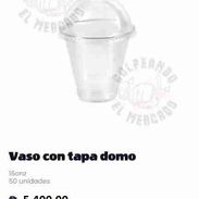 Vendo vaso con tapa domo 16 oz. - Img 56210987