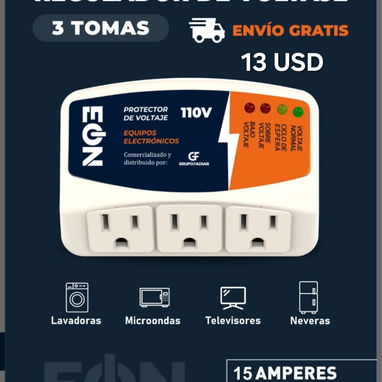 Protectores de voltaje de 2 y 3 tomas - 2/2