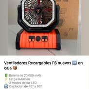 Ventilador recargable F6 20000 mAh nuevos en caja - Img 56231909