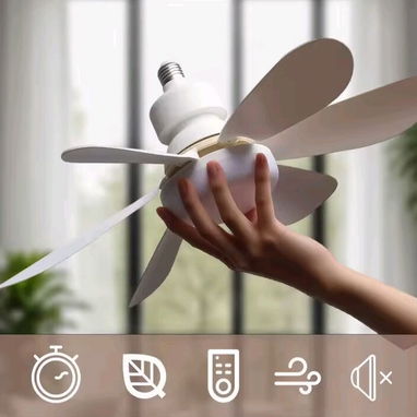 VENTILADOR DE TECHO 40W 3 VELOCIDADES CON LÁMPARA LED 3 TONOS DE LUCES - 2/4