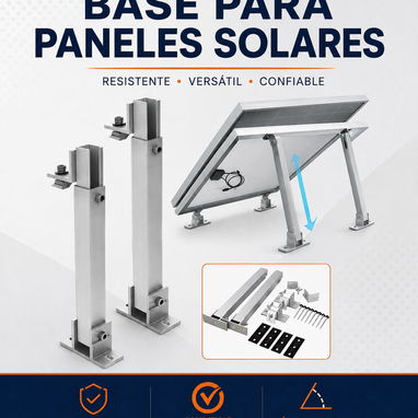 Bases para Paneles Solares | Aluminio | Transporte Incluido - 2/2