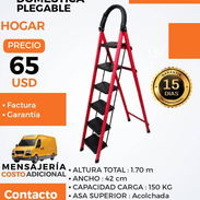 Escalera Plegable de mano doméstica de 6 pasos - Img 58339405