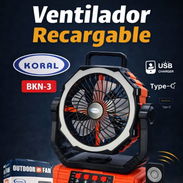 Ventilador Recargable marca KORAL - Img 55803400