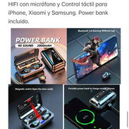 Audifonos inalámbricos + power bank - Img 45686599