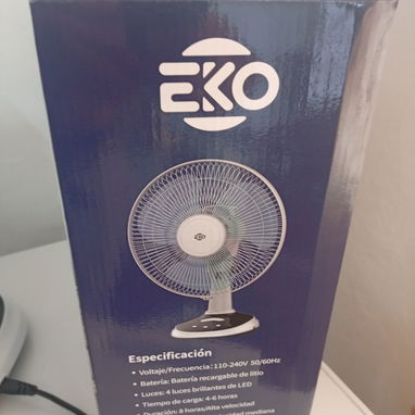 🚧 Ventilador recargable de Mesa 12" EKO 36W 🚧 - 3/3