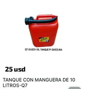 Tanque para combustible con manguera - Img 53312228