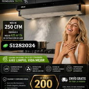 *📢 wa.me/51282024* *"CAMPANAS EXTRACTORAS DRIJA SLIM TOUCH* *"TACTILES CON DETALLES EN NEGRO"*🚨 ✨ Acero inox - Img 57517156