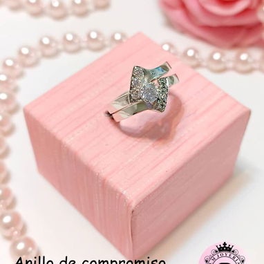 Alianzas de hombres y anillos de compromiso de plata calidad garantizada - Img 122808535