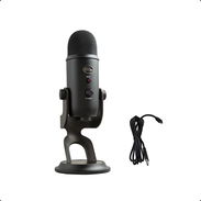 (X) Microfono Logitech G Blue Yeti USB microfono – Blackout USB para PC $111.84 - Img 56498046