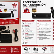Receptor de alta definición JMD (Cajita digital HD para TV), $40 USD, NUEVA‼️‼️ - Img 57120616