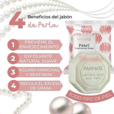 Dúo Iluminador Sérum de Lumin radiance y jabón de perlas de Farmasi - Img 122906372