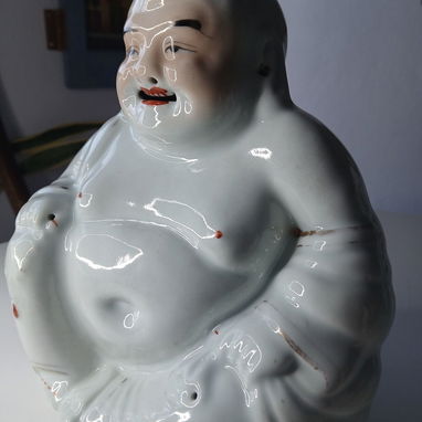 Juego de 3 Budas de porcelana china - Img 121319410