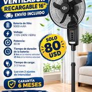 📦 *Ventilador recargable 16" EKO* - Img 57309213