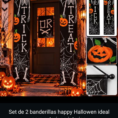 🎃 DECORACIÓN PARA HALLOWEEN☠️Lo mejor para decorar tu casa y negocio está temporada📩Pide el catálogo al WhatsApp - 6/10