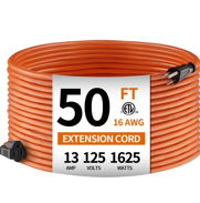 Extensión/Cable de extensión SJTW de calibre 16/3 de 50 pies para exteriores, 16 AWG, para interiores y exteriores, cabl - Img 45944556