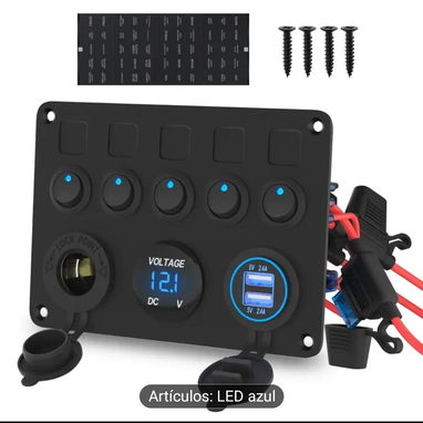 Panel de controles para autos. - 2/2
