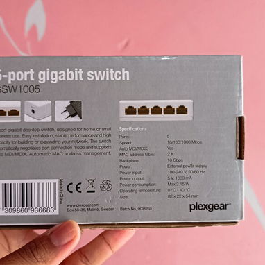 Switch de 5 portos( conexión de red) - Img 123786726