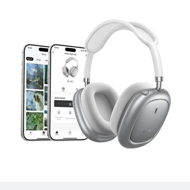 Hoco W68 Calma - Auriculares inalámbricos con cancelación activa de ruido y app - 2/5
