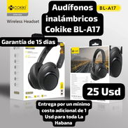 Audífonos Inalámbricos Cokike BL-A17, Garantía de 15 días, Entrega por un mínimo costo adicional de 1 Usd para toda La H - Img 53554945