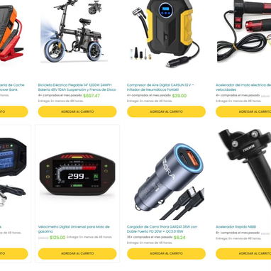 🏍️ MOTOS, BICICLETAS Y ACCESORIOS PARA AUTOS Y MOTOS - 2/4
