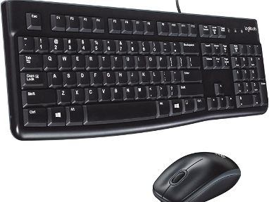Juego de mouse y teclado para escritorio MK120 de Logitech, Negro talla única 53828661 - Img 65814937