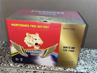 Se vende Bateria de 75 Amp nueva en su caja con garantía en 30000 cup . - Img main-image-45839553