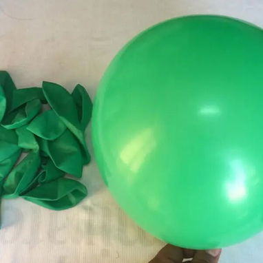 12 globos" Latex Blanco - 4/9