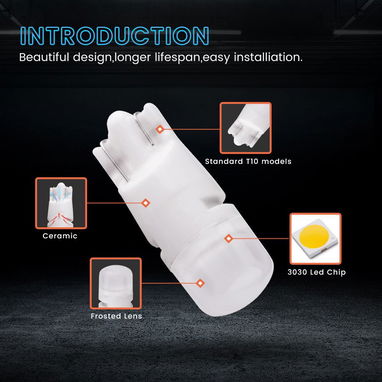BOMBILLO LED COLA DE PESCADO T10 - 3/4