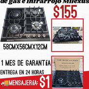 Cocina empotrada de gas e infrarrojo Milexus - Img 54045285