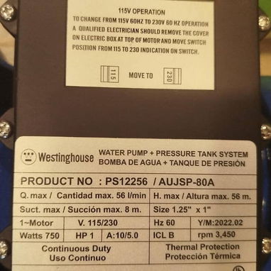 Kiwan Westinghouse 1HP - 24 ltr - Img 99026040