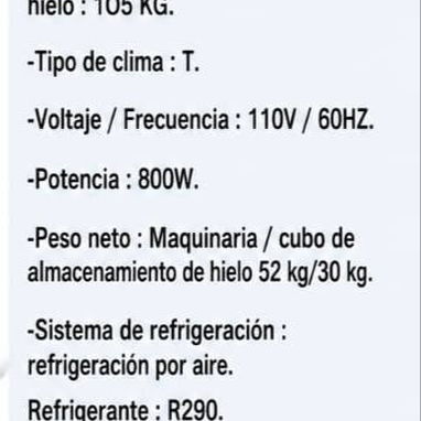 🧊 MÁQUINA DE HIELO 160 KG – NUEVA EN CAJA – INDUSTRIAL – $3800 USD (🚛 TRANSPORTE INCLUIDO) ❄️ - 2/2