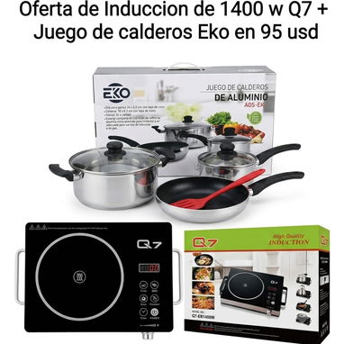 💥💥En oferta fogones de inducción e infrarrojo + juego de calderos - 2/3