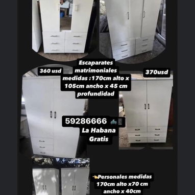 Hola se venden varios mobiliarios todos nuevos y garantizados 3 meses damos transporte incluido en La Habana - Img 123162227